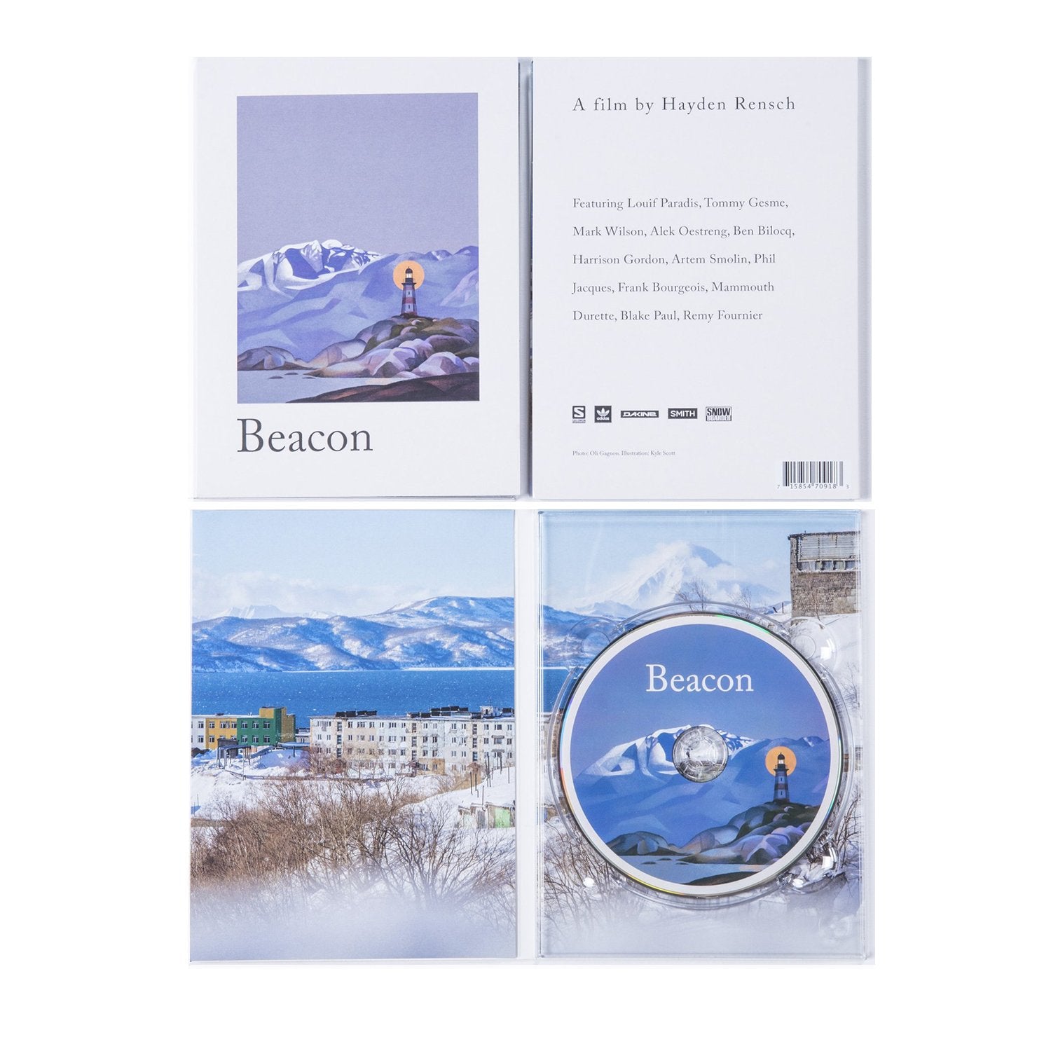 Beacon, A Louif Paradis Snowboarding Movie DVD